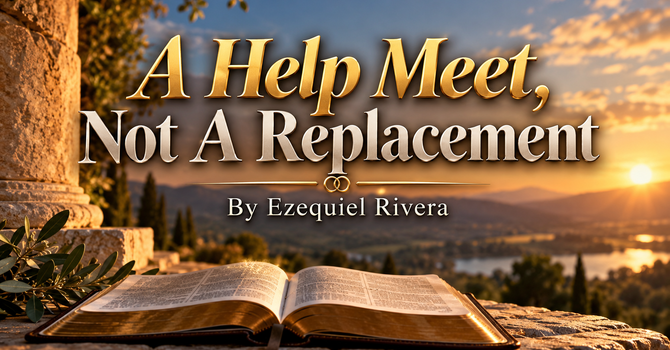 A Help Meet, Not A Replacement. 