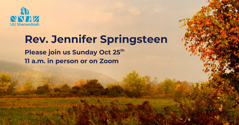 4th Sundays with Rev. Jennifer Springsteen