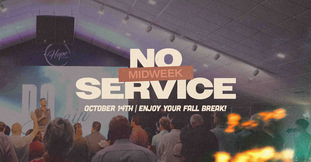 No Midweek Services