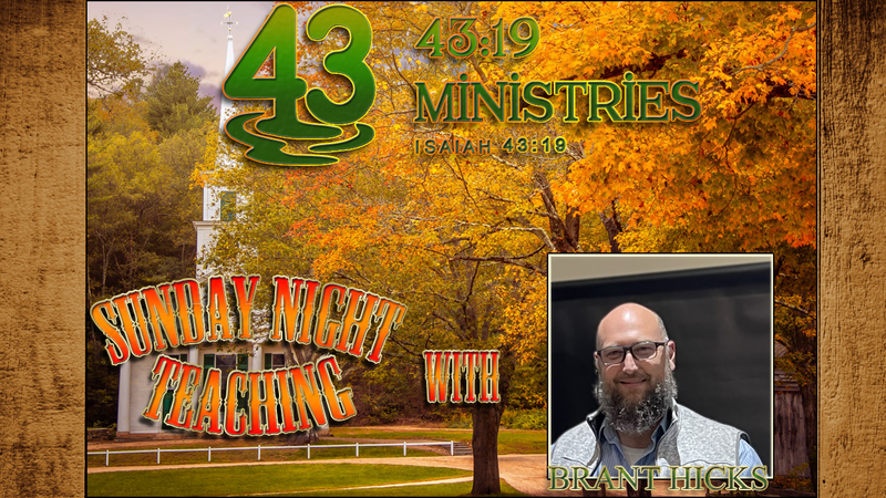Sunday Night Teaching October 4, 2026