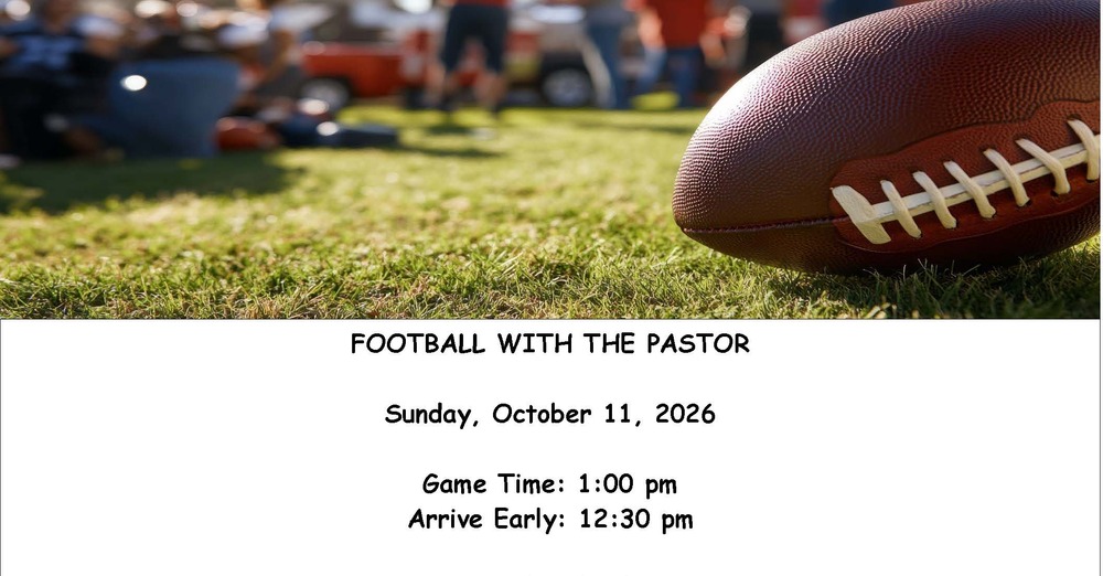 Football With The Pastor