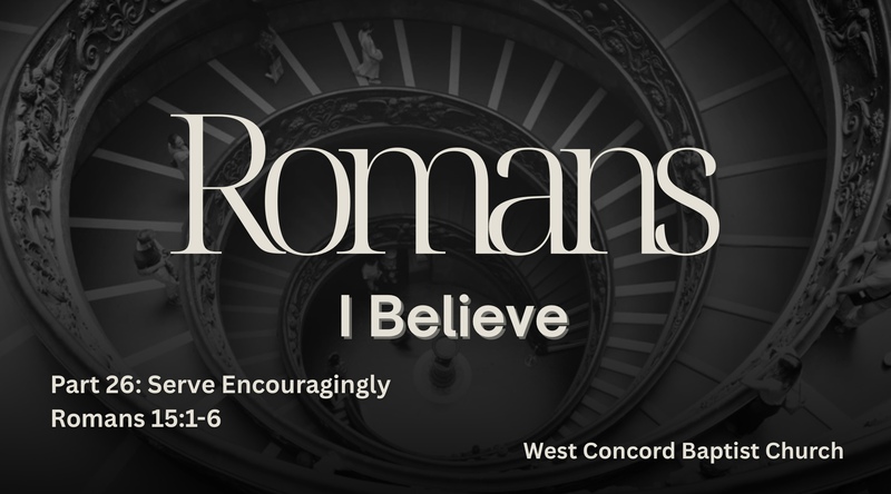 Serve Encouragingly