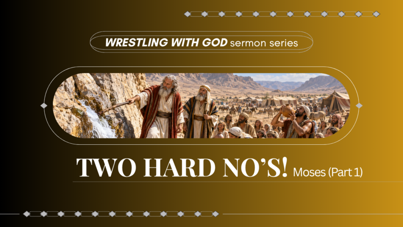 TWO HARD NO’S!—MOSES (PART 1)