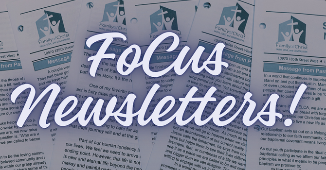 October 2026 FoCus Newsletter
