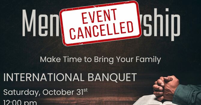 CANCELLED Men’s Fellowship 