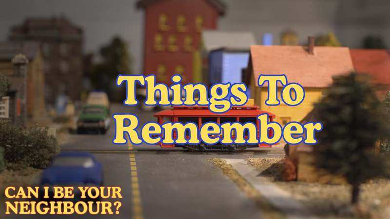 Things To Remember