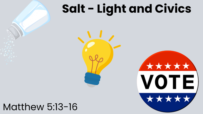 Salt, Light and Civics: Being Salt and Light in America
