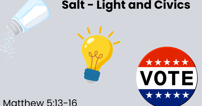 Salt, Light and Civics: Being Salt and Light in America