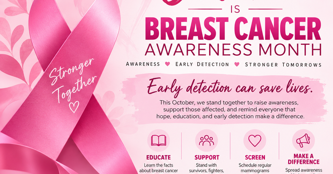 October is Breast Cancer Awareness Month  image