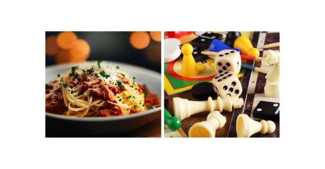 Family Game Night and Spaghetti Dinner