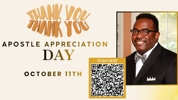 Apostle Pleasant's Appreciation Day