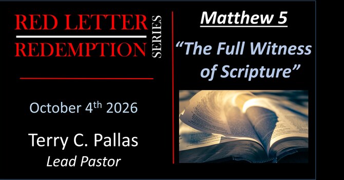 Matthew 5 – "The Full Witness of Scripture"