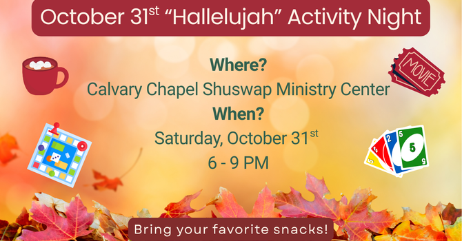 Hallelujah Activity Night