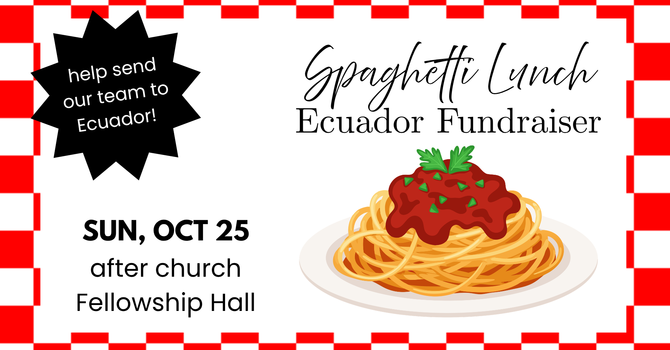 Spaghetti Fundraiser