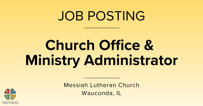 Messiah Wauconda is Hiring