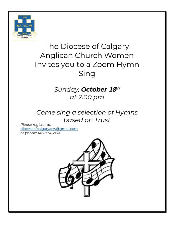 ACW October Hymn Sing