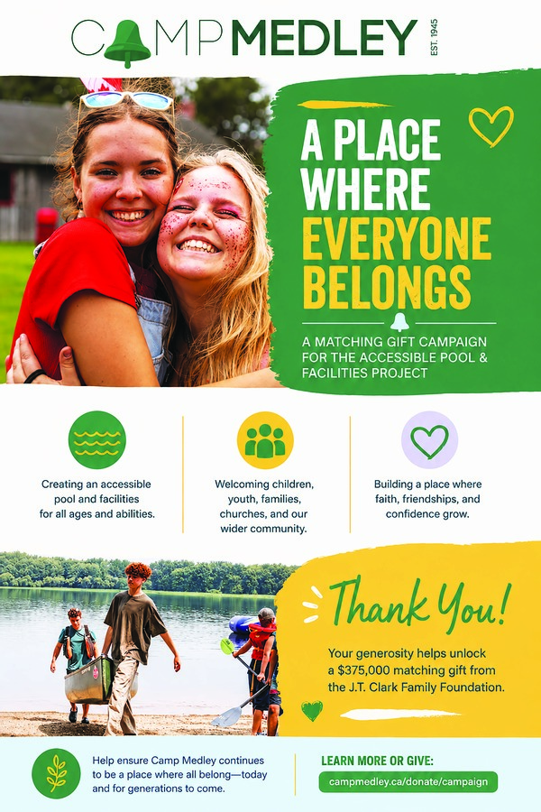 Camp Medley matching gift campaign reminder