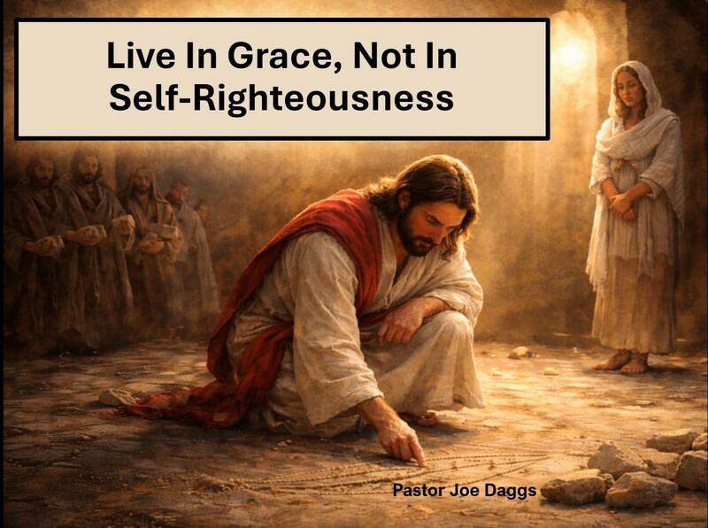 "Live in Grace, Not in Self-Righteousness"