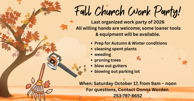 Fall Church Work Party!