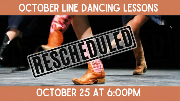 Line Dancing Rescheduled