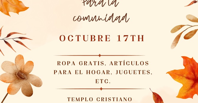 Free Rummage Sale / Articulos Gratis