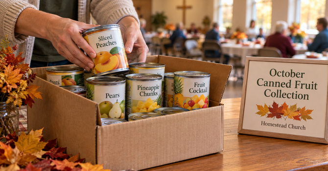 Canned Fruit October image