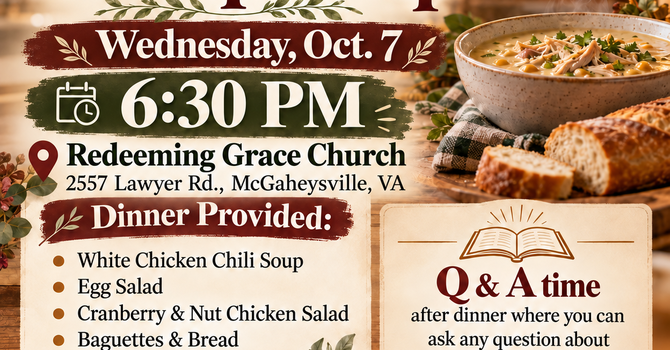Dinner & Discipleship