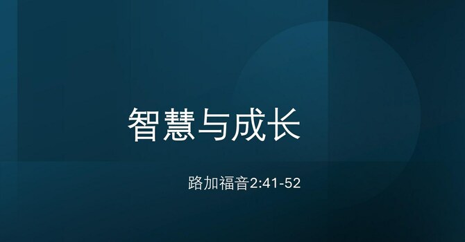 智慧与成长