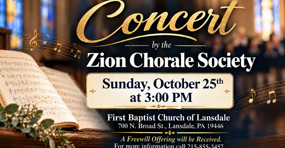 Zion Mennonite Church Choir Concert