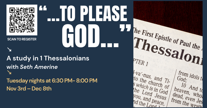 To Please God Bible Study 