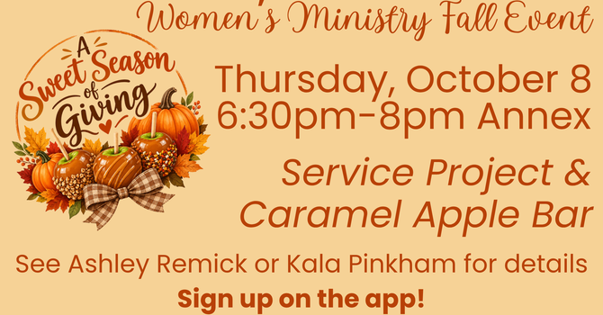 Women's Ministry Fall Event