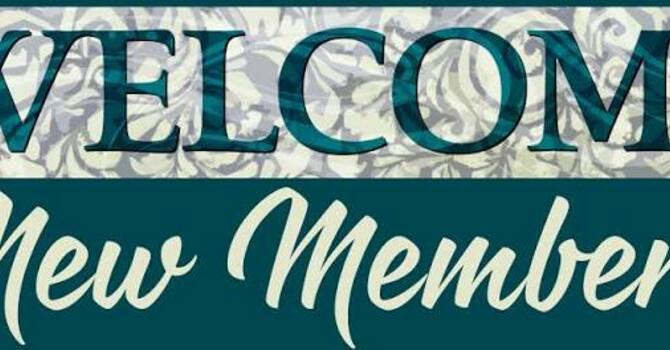 Welcome New Members image