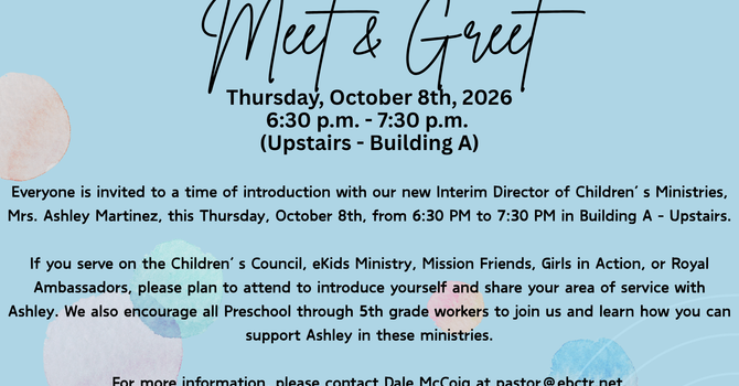 Meet & Greet!
