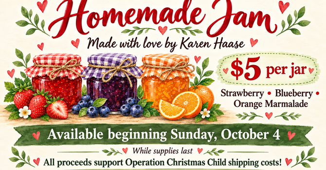 Homemade Jam for Operation Christmas Child image