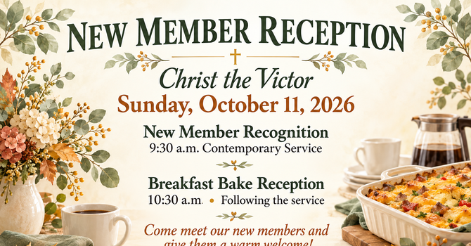 New Member Reception — October 11 image