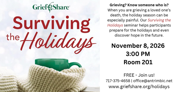 GriefShare - Surviving the Holidays