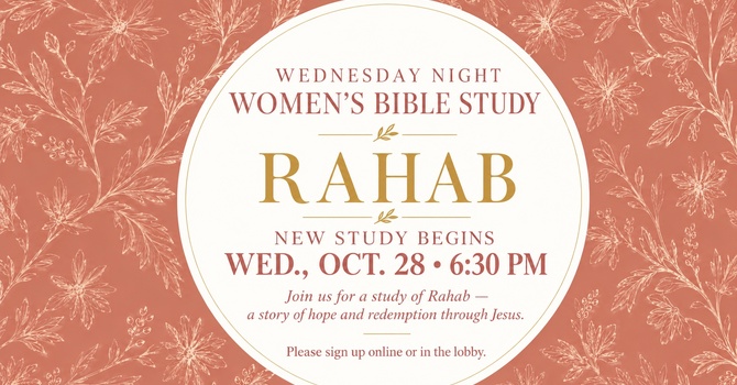 New Wednesday Night Women’s Bible Study