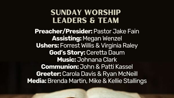 Leading us in Worship