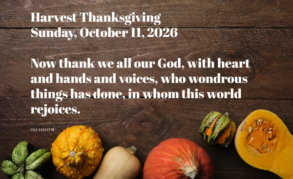 Harvest Thanksgiving