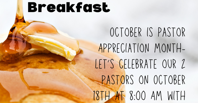 Pastors' Appreciation Breakfast