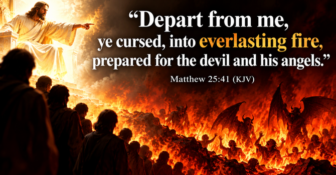 Why would a good God send anyone to hell? image