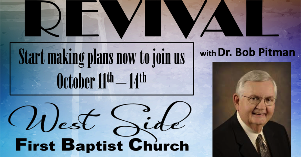Revival with Dr. Bob Pitman