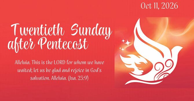 Twentieth Sunday after Pentecost image
