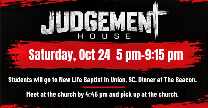 HHBC Student Ministry to Judgement House