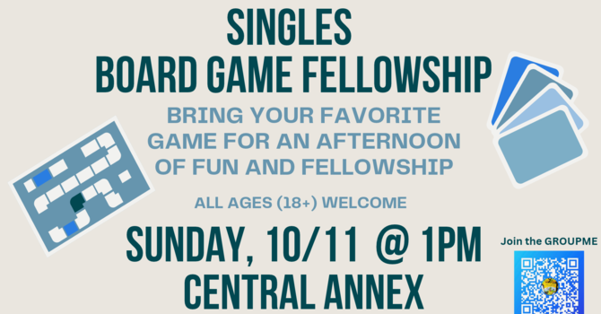 Singles Board Game Fellowship 