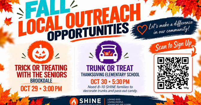 Fall Local Outreach Opportunities