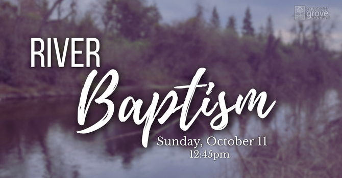 Baptism this Sunday!