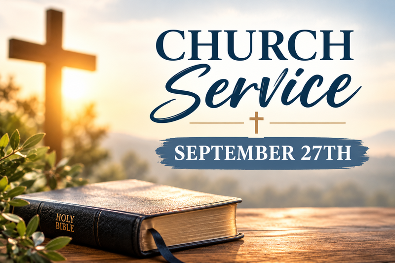 September 27th Church Service