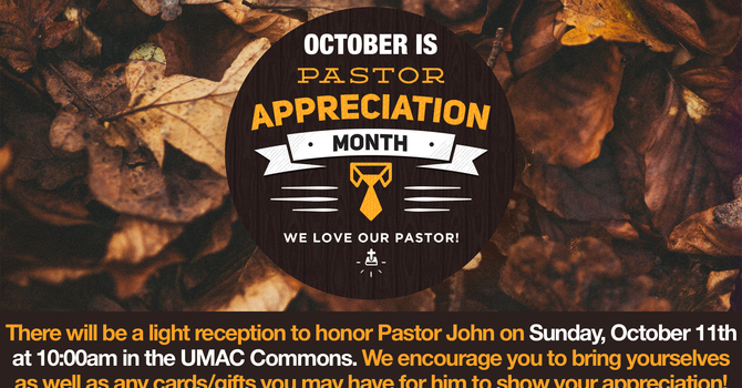 Pastor Appreciation!