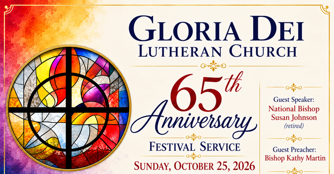 Celebrating 65 Years of Gloria Dei!